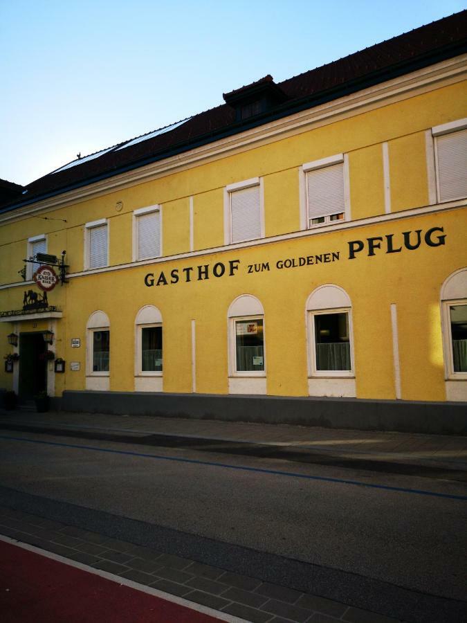 Gasthof Zum Goldenen Pflug Amstetten Bagian luar foto